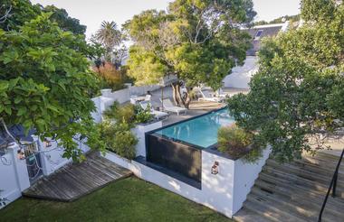 View of the pool and main deck