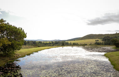 View over the dam 