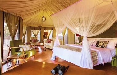 Guest Tented Suite - general layout