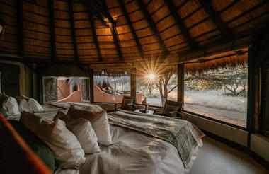 Okonjima Luxury Bush Camp Chalet with Sala