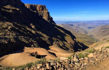 Awesome View from the top of Sani Pass