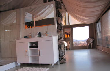 En-suite Bathroom of the Tented Camp