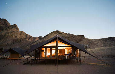 Hoanib Valley Camp - Tent Exterior