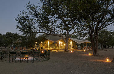 Boma for guests to enjoy during the evening. 