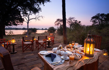 Breakfast on the Mpala Jena Suite Deck