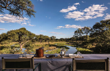 Tea time on safari