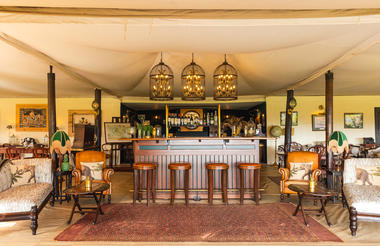 Main areas at Cottar's 1920's Camp