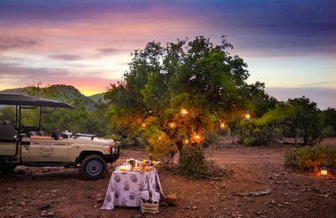 Game drive and outdoor catering