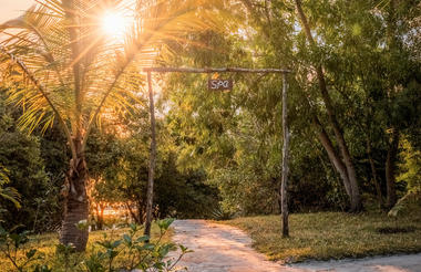 Spa entrance