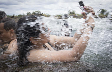 Devil's Pool Splash