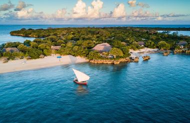 Azura Quilalea Private Island - Aerial View