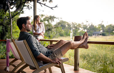 Stanley's Camp - Room decking view