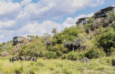 Landscape View of the Lodge