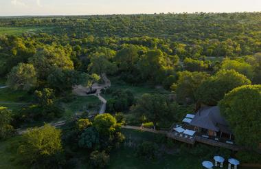 MalaMala Camp From Above