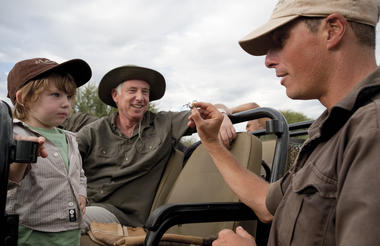 The Field Ranger looking at the Big 5 & the Small 5 too