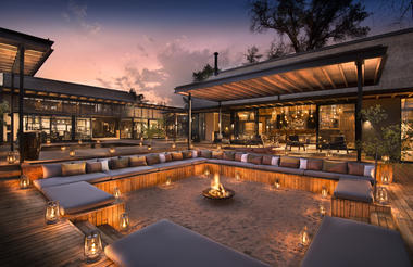 Lion Sands River Lodge - Fire Deck
