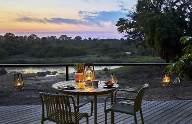 Lion Sands River Lodge - Deck View