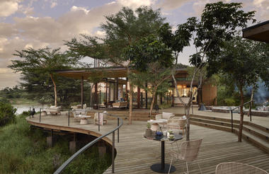 Lion Sands Ivory Lodge - Sunset Deck