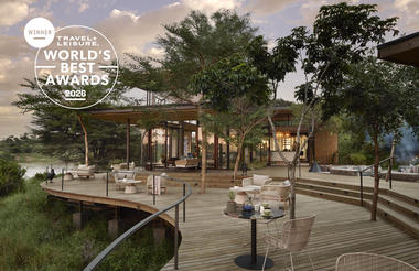 Lion Sands Ivory Lodge - Sunset Deck