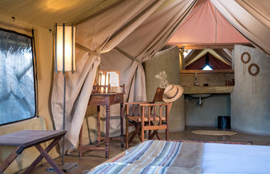 Inside Tent