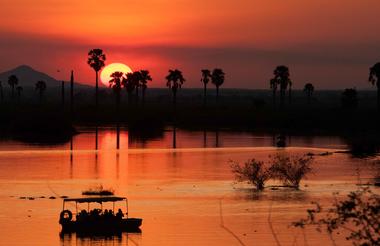 Boat Safari at sunset