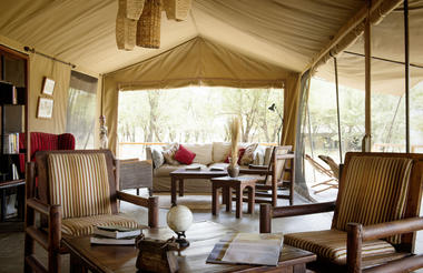 Dunia Camp - lounge area