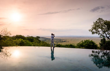 Singita Sasakwa Lodge - Pool with a view