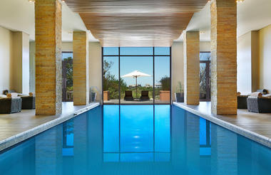 Indoor heated swimming pool in award winning spa