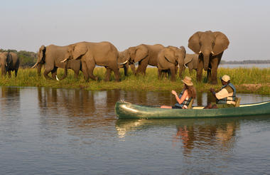Canoeing the Chifungulu Channel 