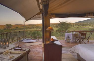 Your luxury tent suite at Mara Bushtops Camp