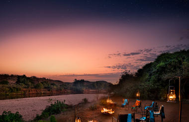 Hutwini Walking Camp Dining Area