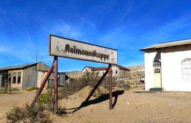 Entrance of the ghost town