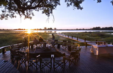 Mapula Lodge in the northern Okavango Delta 