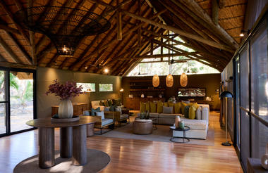 Savute Safari Lodge Reception Lounge
