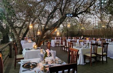 Outdoor dinners at Shiduli 