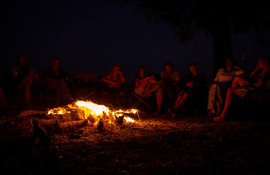 Stories around the camp fire 