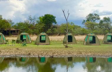 Tents used by Taylors Africa 
