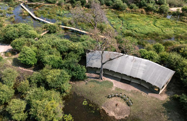 Aerial View with walkways