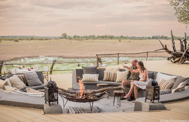 Kafunta River Lodge Fireplace