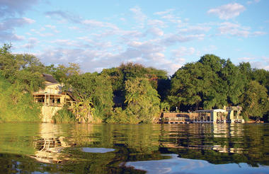 Chobe Safari Lodge from the river