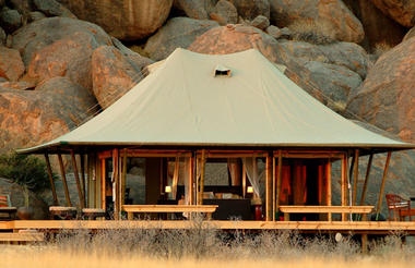 Tented chalet