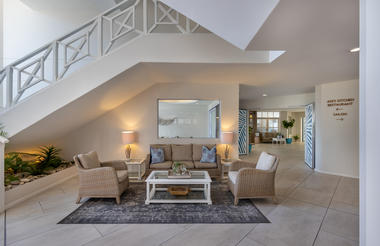 View into Pebble Lounge