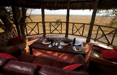 Katavi Wildlife Camp lodge lounge