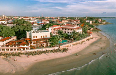 Aerial view of Zanzibar Serena Hotel