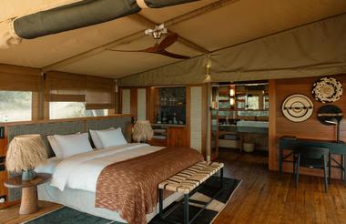 tented suite at Serengeti Bushtops