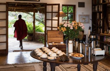 Main house: tea time