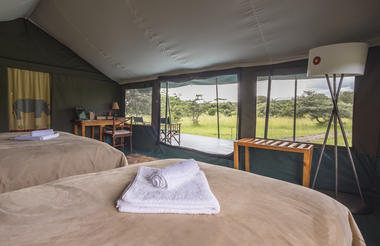 Porini Rhino Camp guest tent