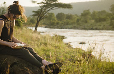 A quiet moment by the river
