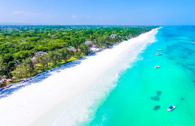 Diani Beach in front of The Sands at Nomad