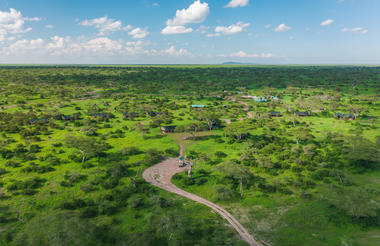 Aerial View of the Camp